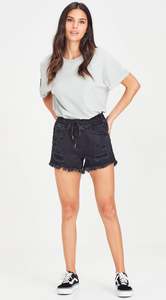 Junkfood  Jeans Stella Shorts - Black