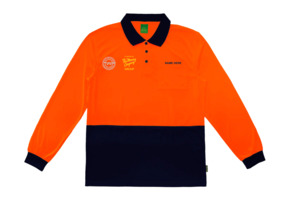 The Moving Company: TWP Hi Viz Long Sleeve Polo