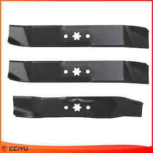 Blade: Blade Set MTD 46" 3 Blade Combination Side Discharge and mulch blade