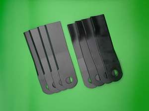Walker Mower Flail Blade set Side Discharge and Mulch