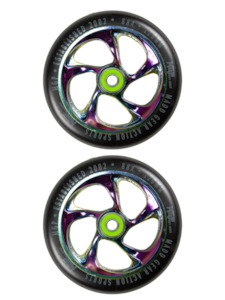 MADD GEAR 120MM CARTEL CORE WHEELS NEOCHROME (SET OF 2)