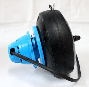 Razor Wheels: RAZOR PC E100 Rear Wheel +Motor CMPLT+HW