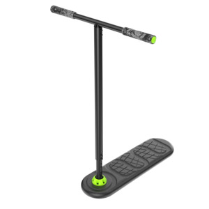 Scooters: INDO FUSION TORNADO TRAMPOLINE TRICK SCOOTER 570MM - 670MM BLACK
