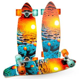 MADD GEAR 28" CRUISER SKATEBOARD SOLAR TIDES