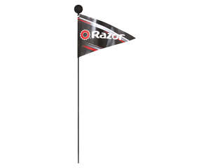 New: RAZOR CRAZY CART SHIFT -BLUE FLAG + POLE