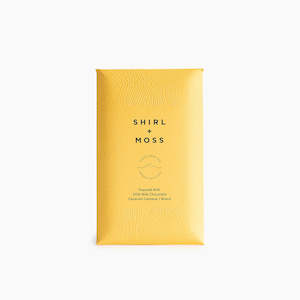New Zealand Made Bean To Bar Chocolate: Shirl & Moss Toasted Milk Chocolate 50% Bar