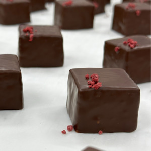 Chocolate Covered: Chocolate Covered Fresh Strawberry Marshmallow