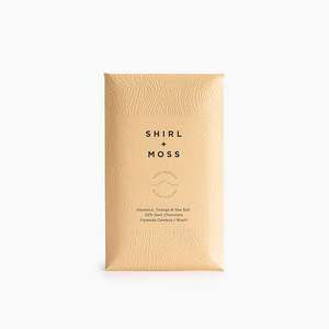 The Christmas Picks: Shirl & Moss Hazelnut, Orange & Sea Salt 52% Dark Chocolate Bar