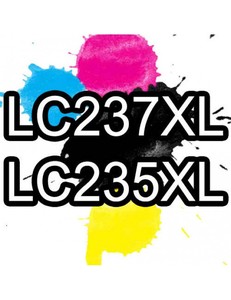 Current 4 + Printers: Compatible Brother LC237XL LC235XL Ink Cartridge (Full Set)