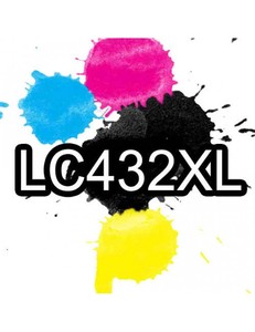 New 4+ Printers: Compatible Brother LC432XL Ink Cartridge (Full Set)