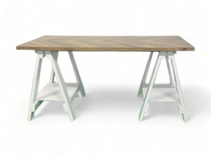 Products: Trestle Desk Two Tone - Mr. Hire Purchase