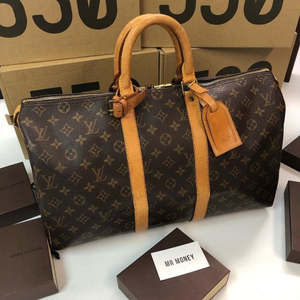 Louis Vuitton Keepall 55 Monogram Bag (vintage) + Shoulder Strap