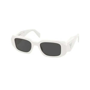 Prada Symbole SPR17W White Geometric Sunglasses