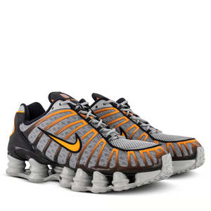 NIKE SHOX TL - Lt Smoke Grey/Bright Mandarin-Black