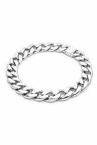 Sterling Silver Cuban Link Bracelet 12mm 23cm