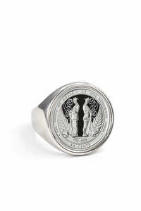 Sterling Silver Anzac Rubover Ring