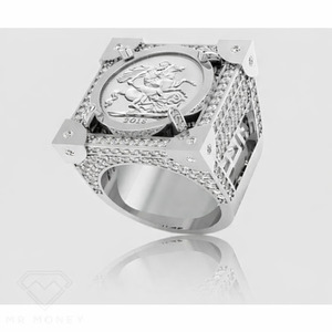 Limited Edition Silver Boss Sovereign Ring