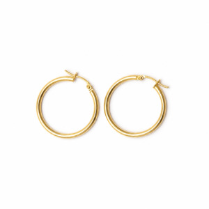 9ct Yellow Gold Hoop Earrings