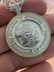 Necklaces: Full Sovereign Silver Plus Rope Chain