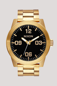 Nixon Corporal Stainless Steel Watch - All Gold / Black