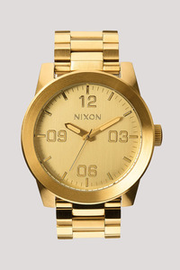 Nixon Corporal Stainless Steel Watch - All Gold