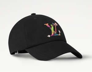 Louis Vuitton: Louis Vuitton x Takashi Murakami Superflat Cap Black Rare