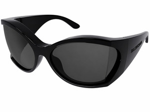Balenciaga: Balenciaga "Blacked Out" Sunglasses BB0154S 001