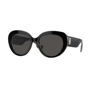 Burberry: Burberry Rose Black Sunglasses