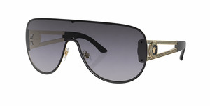 Versace Greek Key Medusa Temple Sunglasses MOD 2166 1252/8G