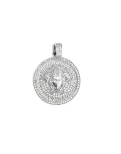 CZ Mythology Medusa (large) Pendant & Chain