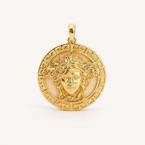 9ct Gold Mythology Medusa Pendant