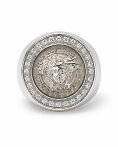 Rings: Medusa Sterling Silver Medusa With CZ