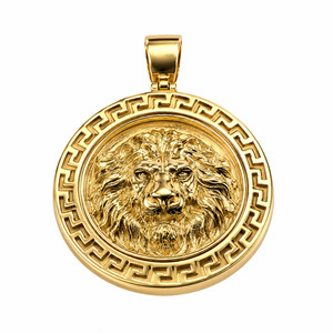 Specials: 9ct Lion Frame Pendant - Mythology Medusa