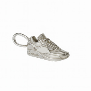 Sneakers: 90 Shoe Silver Pendant + Chain