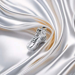 Sterling Silver Shoe Pendant