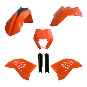 Polisport Full Kit KTM EXC / EXC-F / XC-W / XCF-W ('08-'11) - OEM '10 Orange