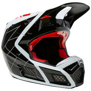 Dirt Adult Gear Helmets: FOX V3 RS CELZ HELMET ECE [RED/BLACK/WHITE]