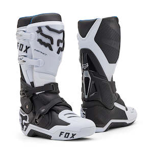 Dirt Adult Gear Boots: FOX INSTINCT BOOTS [WHITE/BLACK]