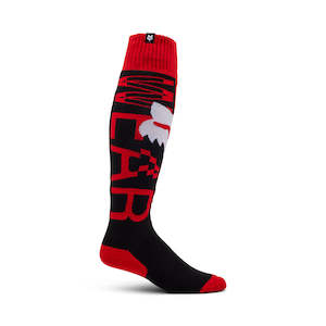 FOX 180 RACE SPEC SOCKS [FLO RED]
