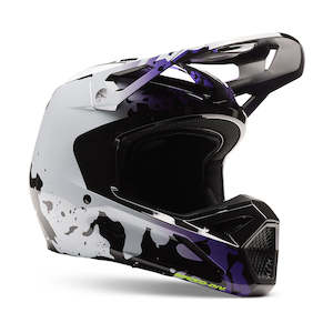 FOX YOUTH V1 MORPHIC HELMET MIPS ECE [BLACK/WHITE]