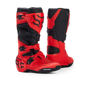 Dirt Youth Gear Boots: FOX YOUTH COMP BOOTS [FLO RED]