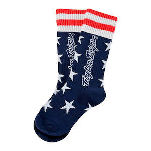 YOUTH GP MX THICK SOCK LIBERTY NAVY