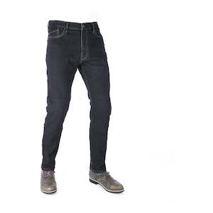 Road Mens Pants: Oxford Original CE Armourlite Slim Jean - Black (Long - 34L)