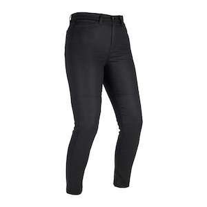 Oxford Ladies OA Waxed Jeggings Pant - Black (Short)