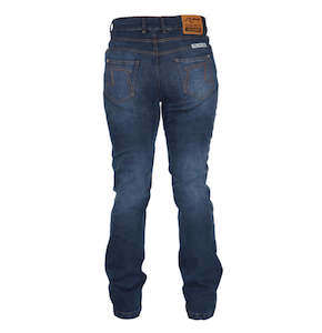 Road Womens Pants: RJAYS Reinforced Stretch Ladies Jeans Blue
