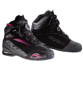 Road Womens Boots: Ixon BULL WP LADY Boot Blk/Fus - Roadster