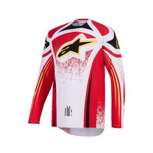 Dirt Adult Gear Jerseys: Techstar Nomur Jersey Light Gray/Red/Black