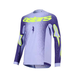Dirt Adult Gear Jerseys: Supertech Scenz Jersey Purple/Yellow Fluoro