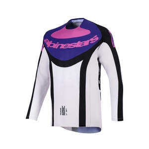 Dirt Adult Gear Jerseys: Techstar Knif Jersey Black/Light Gray/Purple