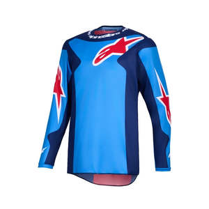 Fluid Grid Jersey Blue/Red